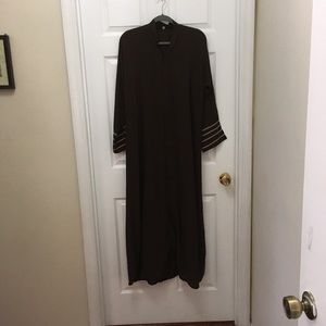 Brand New Dark Brown Saudi Abaya
